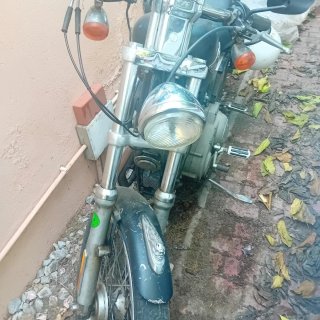 Harley Davidson Cruiser Negra/Plateada