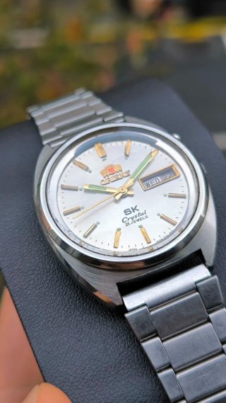 Orient SK Crystal Automático Vintage 1976 Crystal