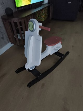 Moto Balancín Infantil de Madera