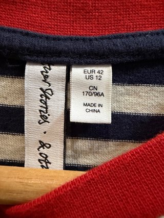 Camiseta rayas Other Stories Talla 42