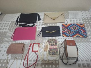 Lote 7 Carteras Mujer