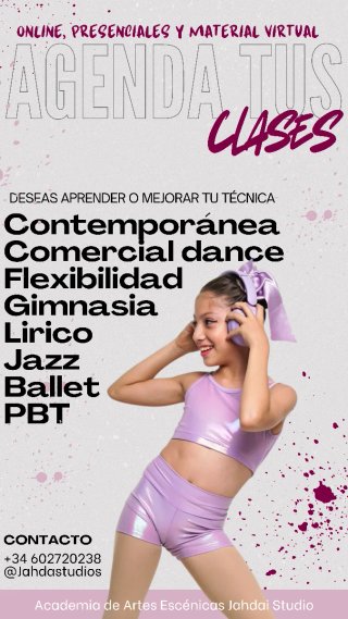 Clases online y presenciales de gimnasia y danza