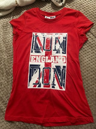 Camiseta La Bict London England Roja