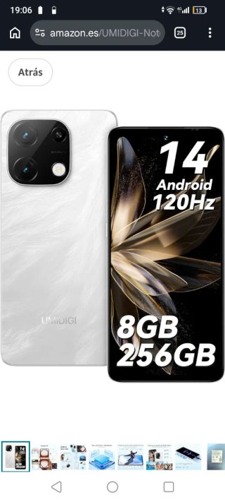 UMIDIGI Note 100A Blanco 8GB 256GB