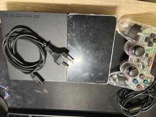 PS2 Slim Sony Mando Transparente