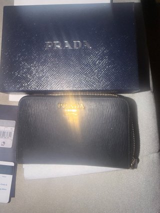 Monedero Prada VITELLO MOVE E Negro