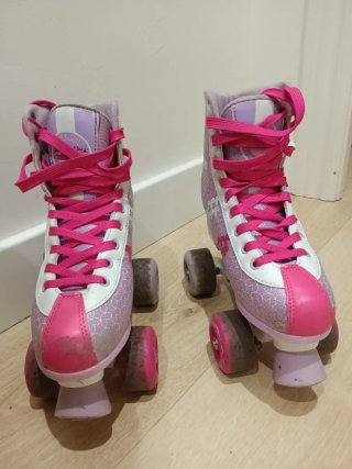 Patines Quad KRF Park City Niñas Morado
