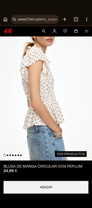 Camisa H&M Estampada