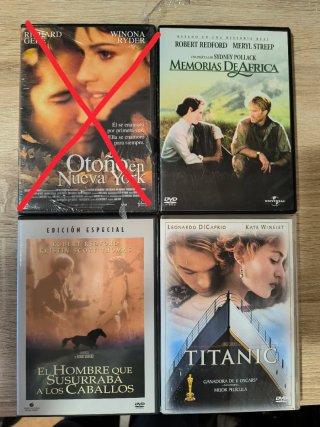 Lote de 3 Películas en DVD (Drama)