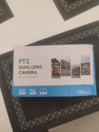 Cámara de Seguridad PTZ Dual Lens