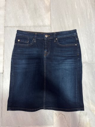 Falda Tommy Hilfiger Vaquera Regular Fit Talla 6