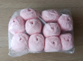 Algodón Top Rosa Bebé
