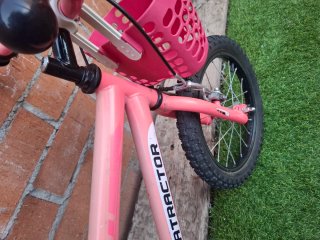 Bicicleta Infantil 16" Atractor Rosa