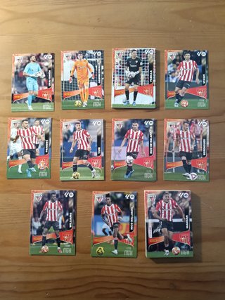 Lote 11 cromos Megacracks Athletic Club de Bilbao