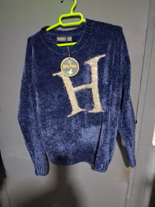 Jersey Harry Potter H Azul Dorado