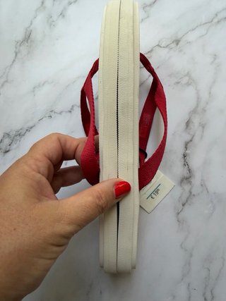 Chanclas Zara Rojas y Blancas Talla 40