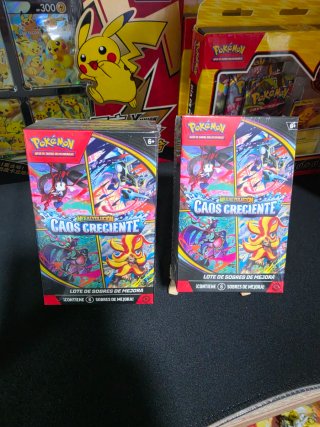 Lote 2 Cajas Pokémon Caos Creciente