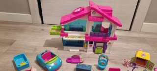 Pinypon: Casa, Coche, 8 Muñecos, bebes y animales
