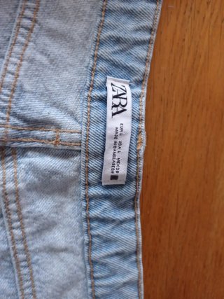 Falda pantalón vaquera Zara