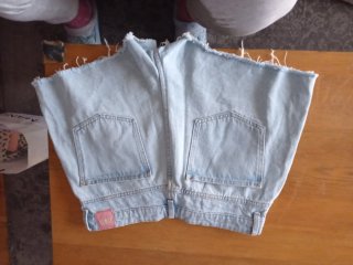 Falda pantalón vaquera Zara