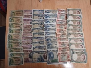 Lote de 60 Billetes Antiguos Españoles