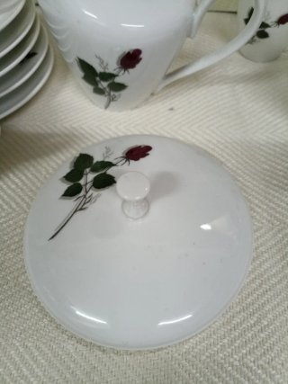 Set de Café Bidasoa con Motivo Floral