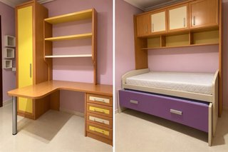 Dormitorio Infantil con Cama y Escritorio