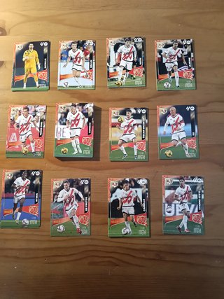 Lote 12 Cromos Rayo Vallecano Megacracks 2025 26