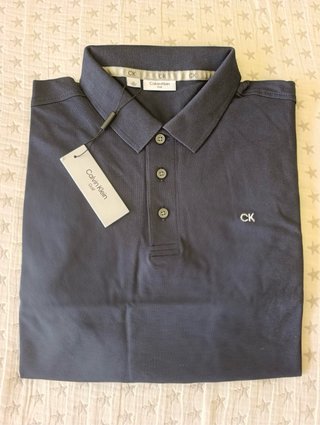 Polo Calvin Klein Golf Azul