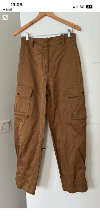 Pantalón Cargo Zara Marrón