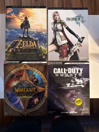 Pack 4 Guías Videojuegos: Zelda, FF, WoW, CoD