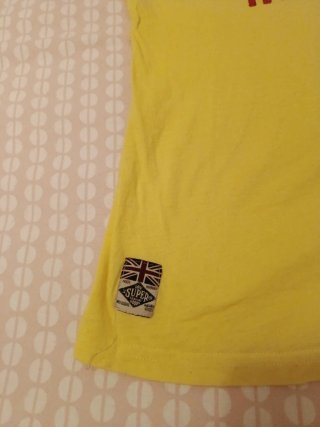 Camiseta Superdry Vanguard Helmets Amarilla
