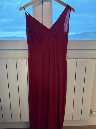 Vestido largo rojo