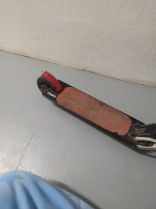 Patinete Plegable Rojo y Negro