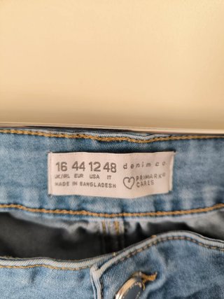 Calças Primark Azuis Tamanho 44