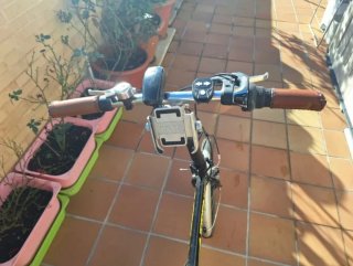 Bicicleta Plegable Negra