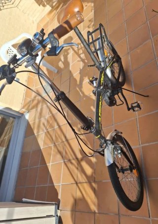 Bicicleta Plegable Negra