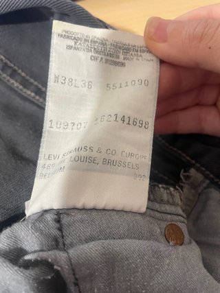 Pantalones Levi's Hombre Gris