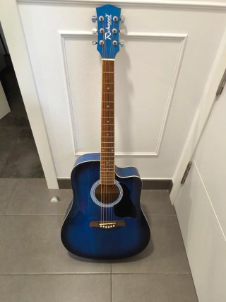 Guitarra Acústica Richwood Azul