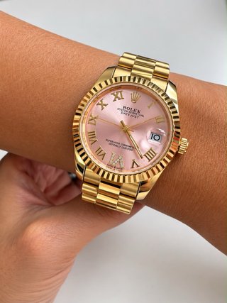 Reloj  Rosa y Oro
