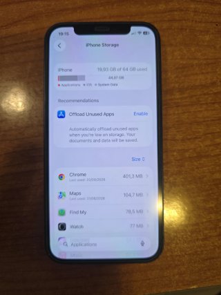 iPhone 12 64GB Azul en perfecto estado