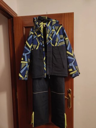 Traje de esquí infantil estampado 9-10 años