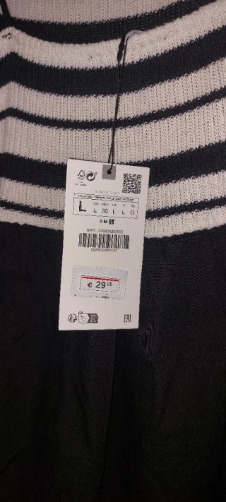 Vestido ZARA largo tirantes rayas