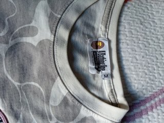 Camiseta A Bathing Ape Miami Gris