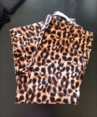 Pantalones Mango Estampado Leopardo