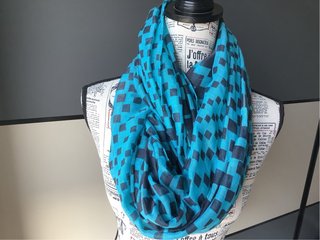 Fular redondo estampado