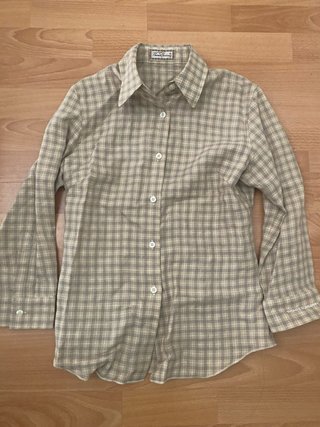 Camisa Thomas Burberry cuadros beige/gris