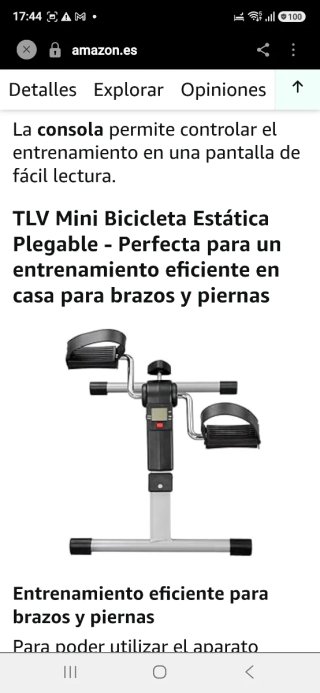 Bicicleta Estática Nueva Caja