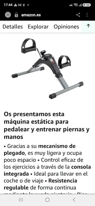 Bicicleta Estática Nueva Caja