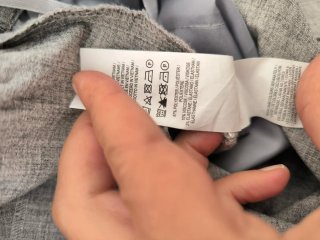 Calças Primark Cinza Tamanho 48